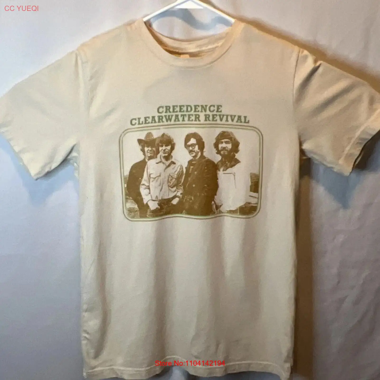 Vintage Fashion Revival - Clearwater Creedence Revival Reprint For T