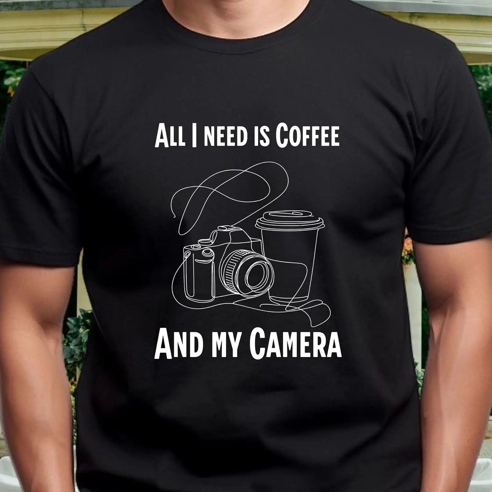 Vintage Fashion Photographers - Coffee and Camera T Shirt Photographer