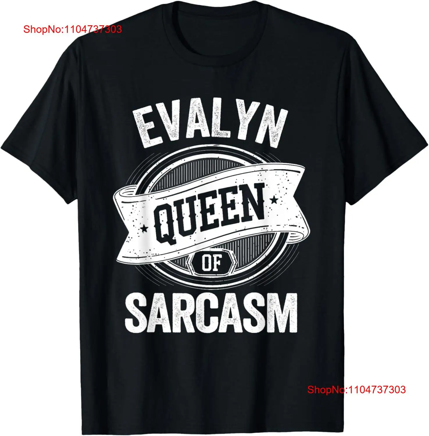 Vintage Fashion Names - EVALYN Cute Queen Of Sarcasm Name