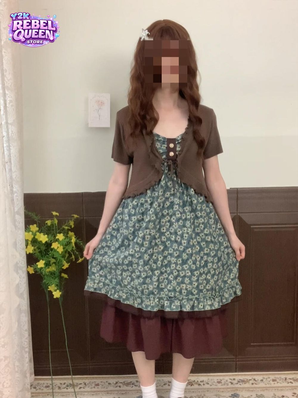 Crop Cardigan Vintage - Vintage Sweet Camisole Dress Set Women