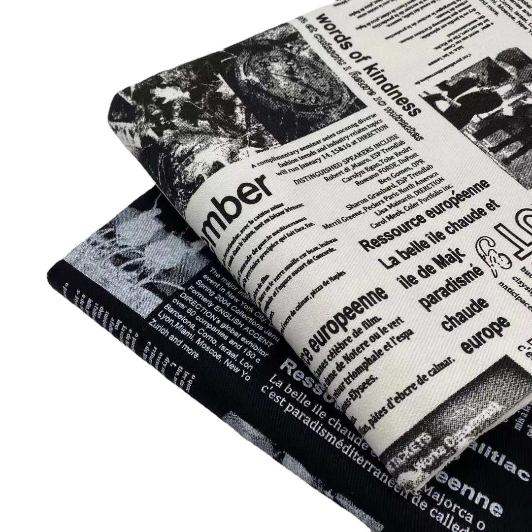 Vintage Fashion Newspaper - Vintage Retro Đen Trắng Báo Đồ