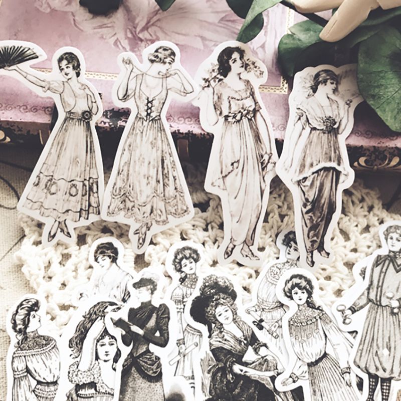 Vintage Fashion Newspaper - Cổ Điển Châu Âu Phụ Nữ