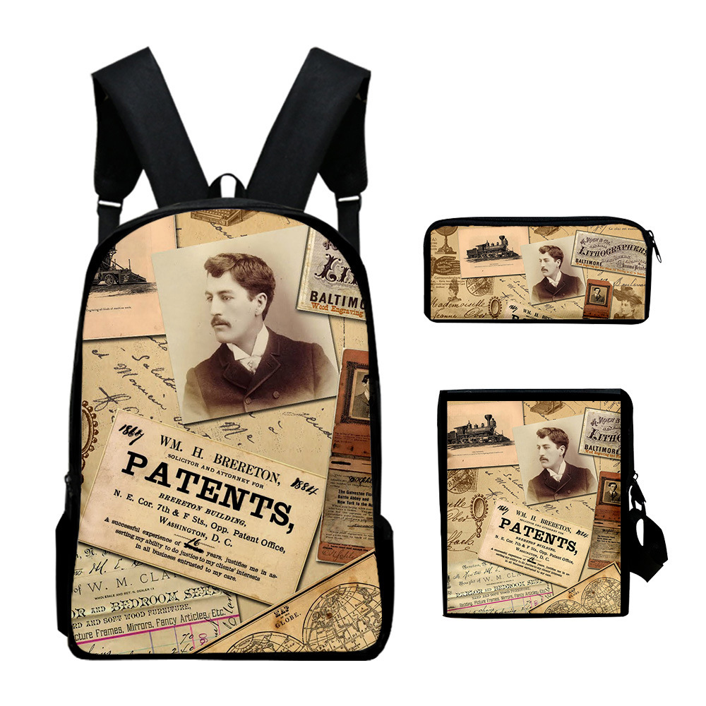 Vintage Fashion Newspaper - Classic Popular Vintage newspaper 3D Print