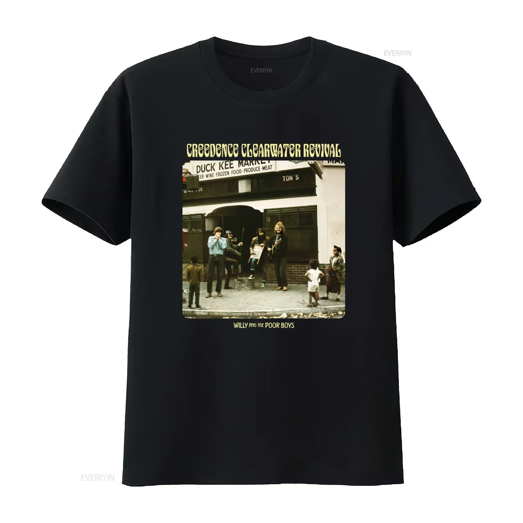 Vintage Fashion Revival - Creedence Clearwater Revival Music Band Vintage