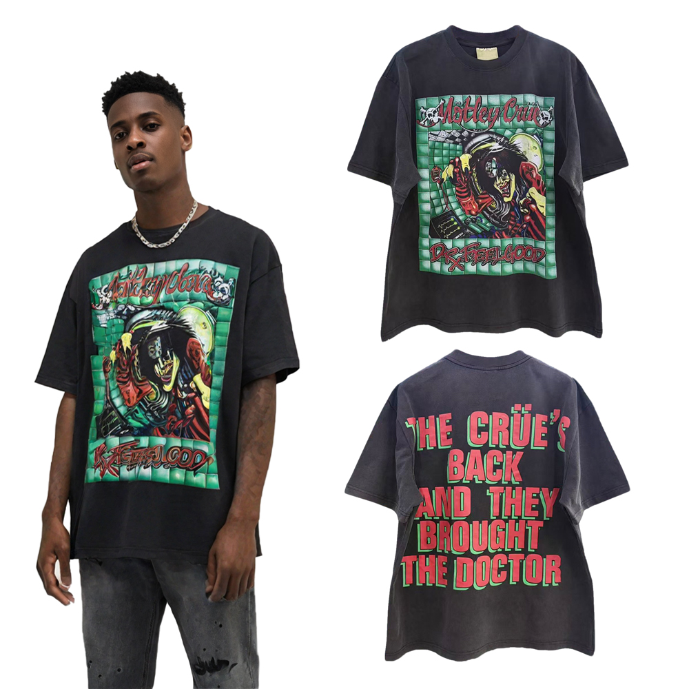 Vintage Fashion Revival - Streetwear Vintage Rock Revival Graphic T