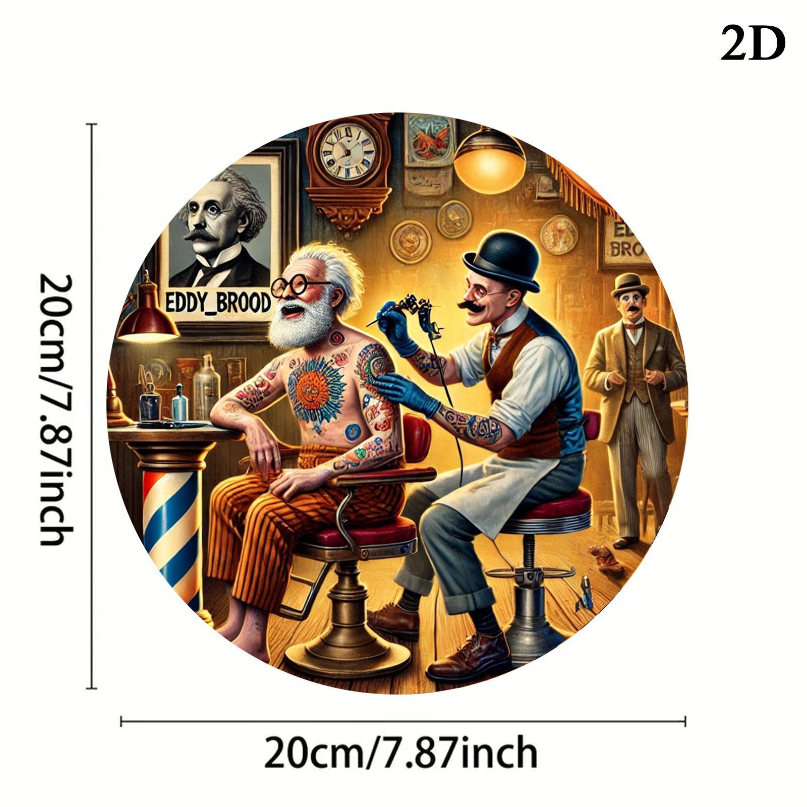 Vintage Tattoo Barber Shop Ill - đánh giá và giá Vintage Fashion Illustration