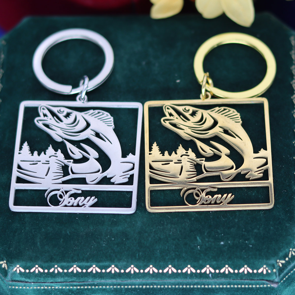 Custom Name Fish Keychain Pers - đánh giá và giá Vintage Fashion Names