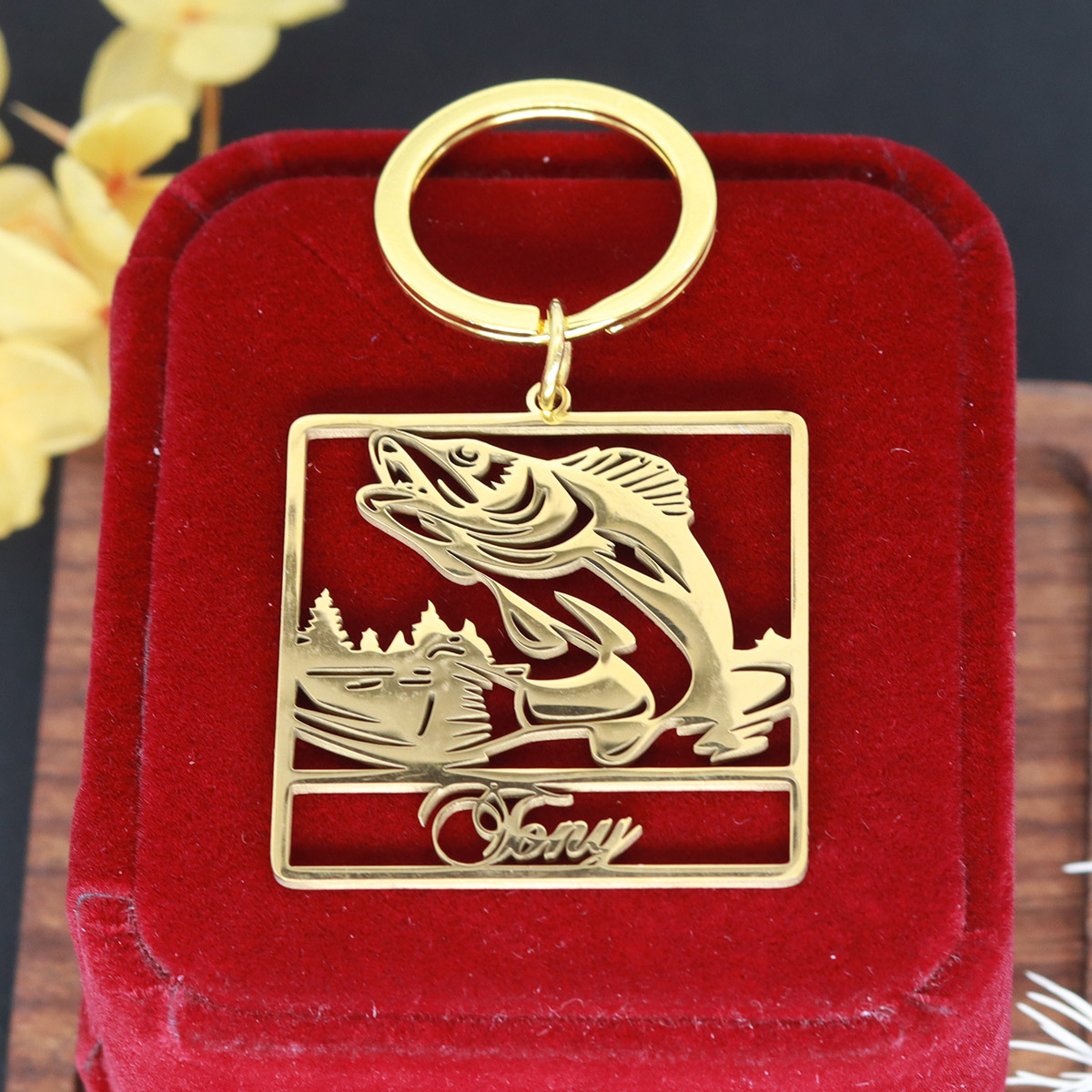 Custom Name Fish Keychain Pers - đánh giá và giá Vintage Fashion Names
