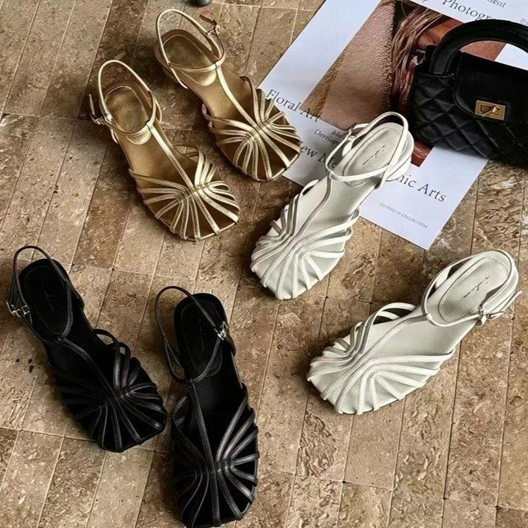 French-style Vintage Woven Toe - đánh giá và giá Vintage And Modern Fashion