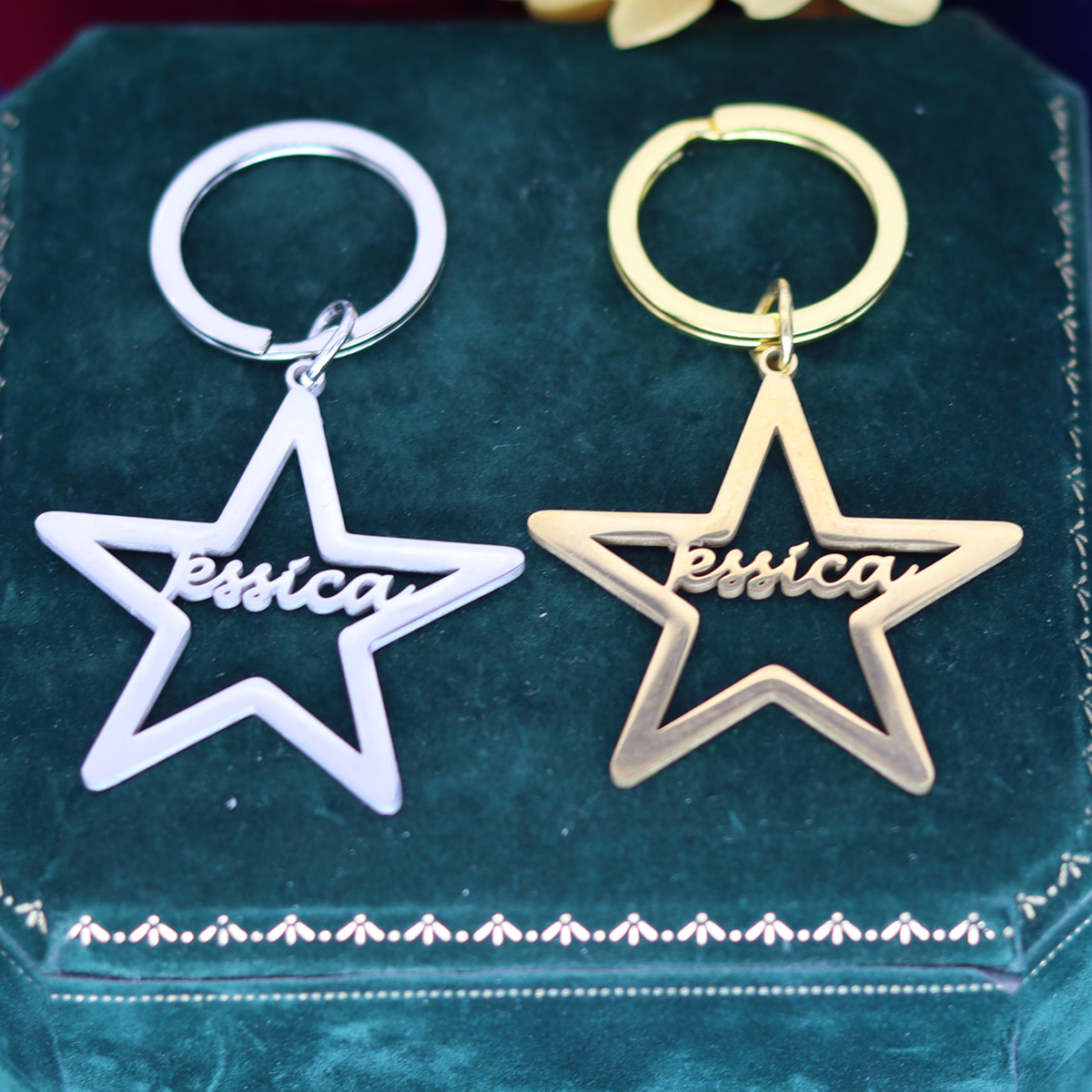 Custom Name Star Keychain Pers - đánh giá và giá Vintage Fashion Names