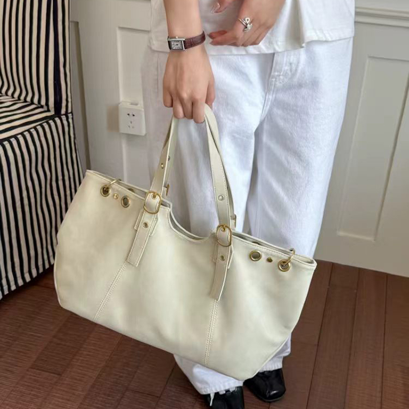 Korean Vintage Suede Tote Bag  - đánh giá và giá Vintage Fashion Shop