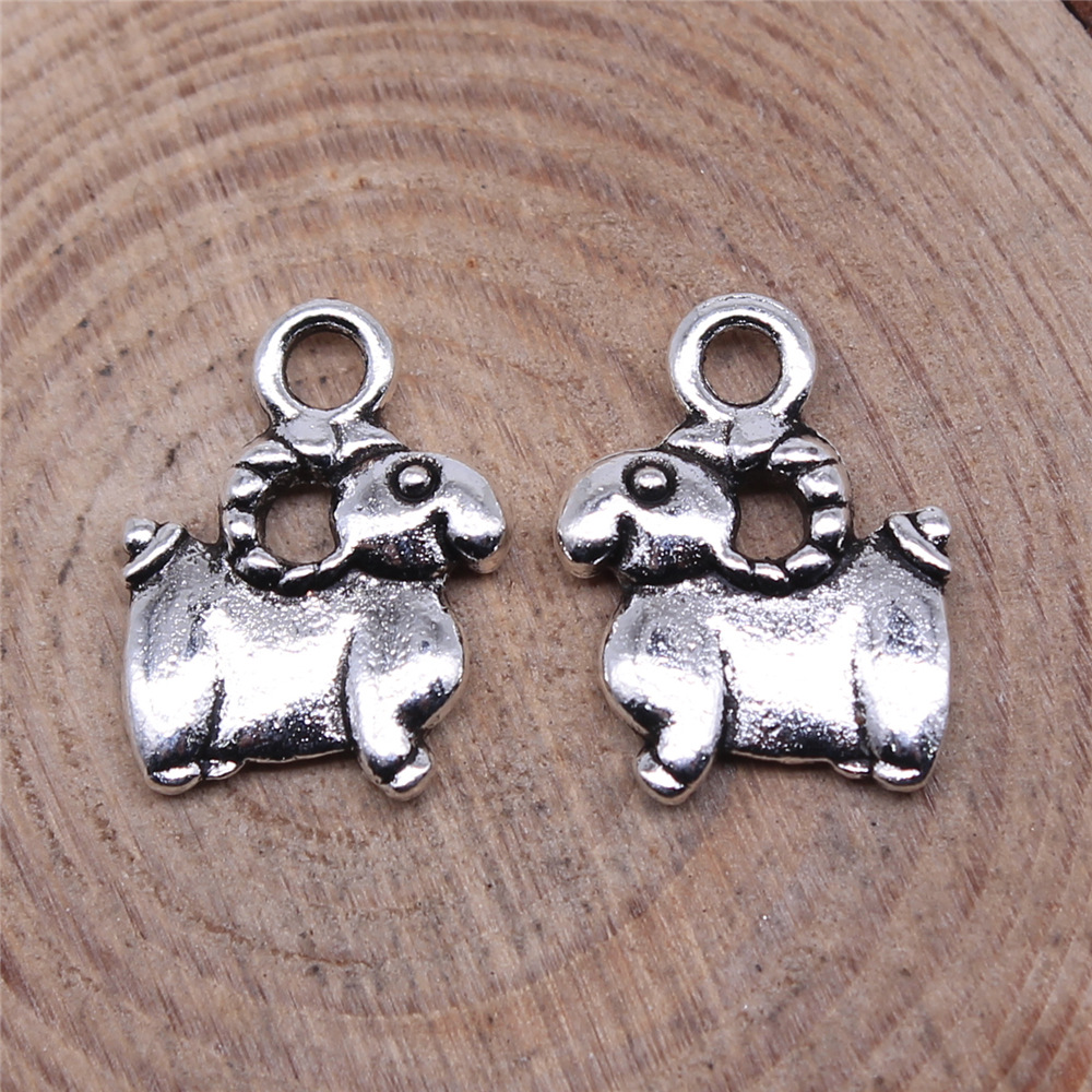 10pcs 11x14mm Antique Silver C - đánh giá và giá Vintage Fashion Theme