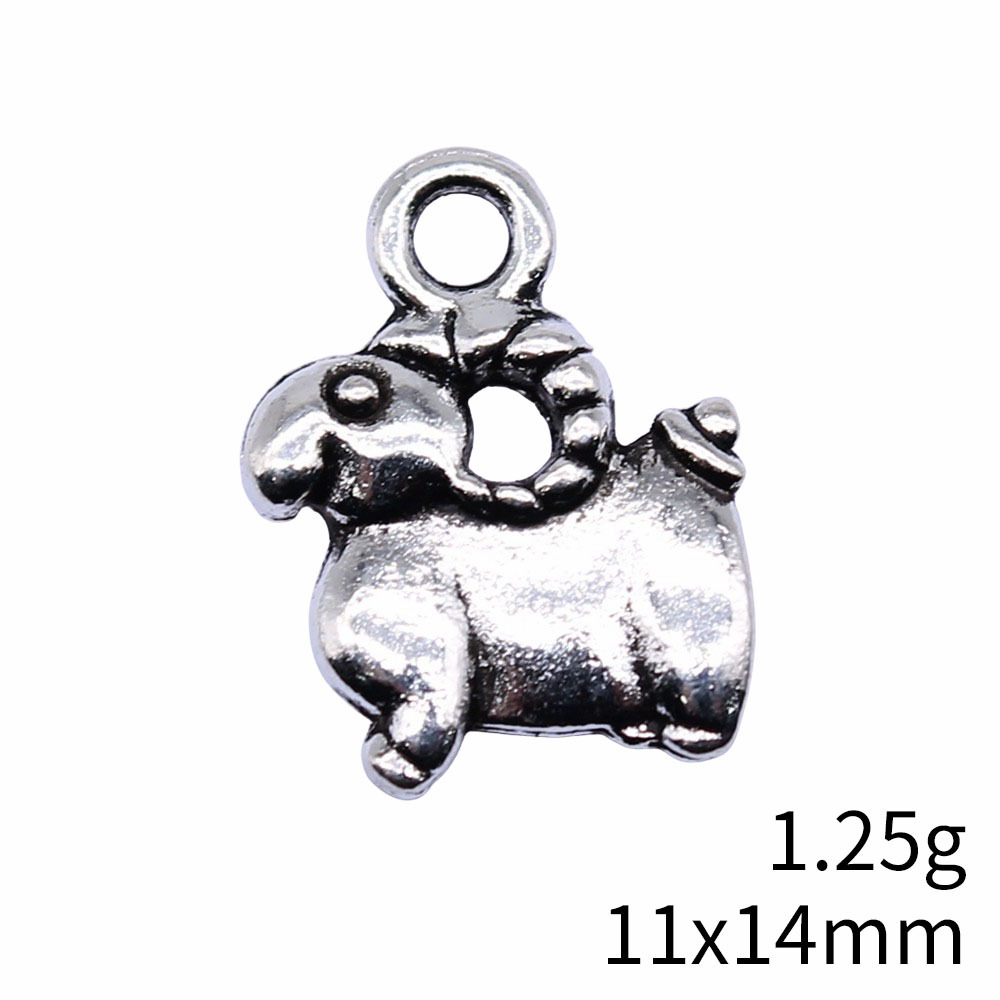 10pcs 11x14mm Antique Silver C - đánh giá và giá Vintage Fashion Theme