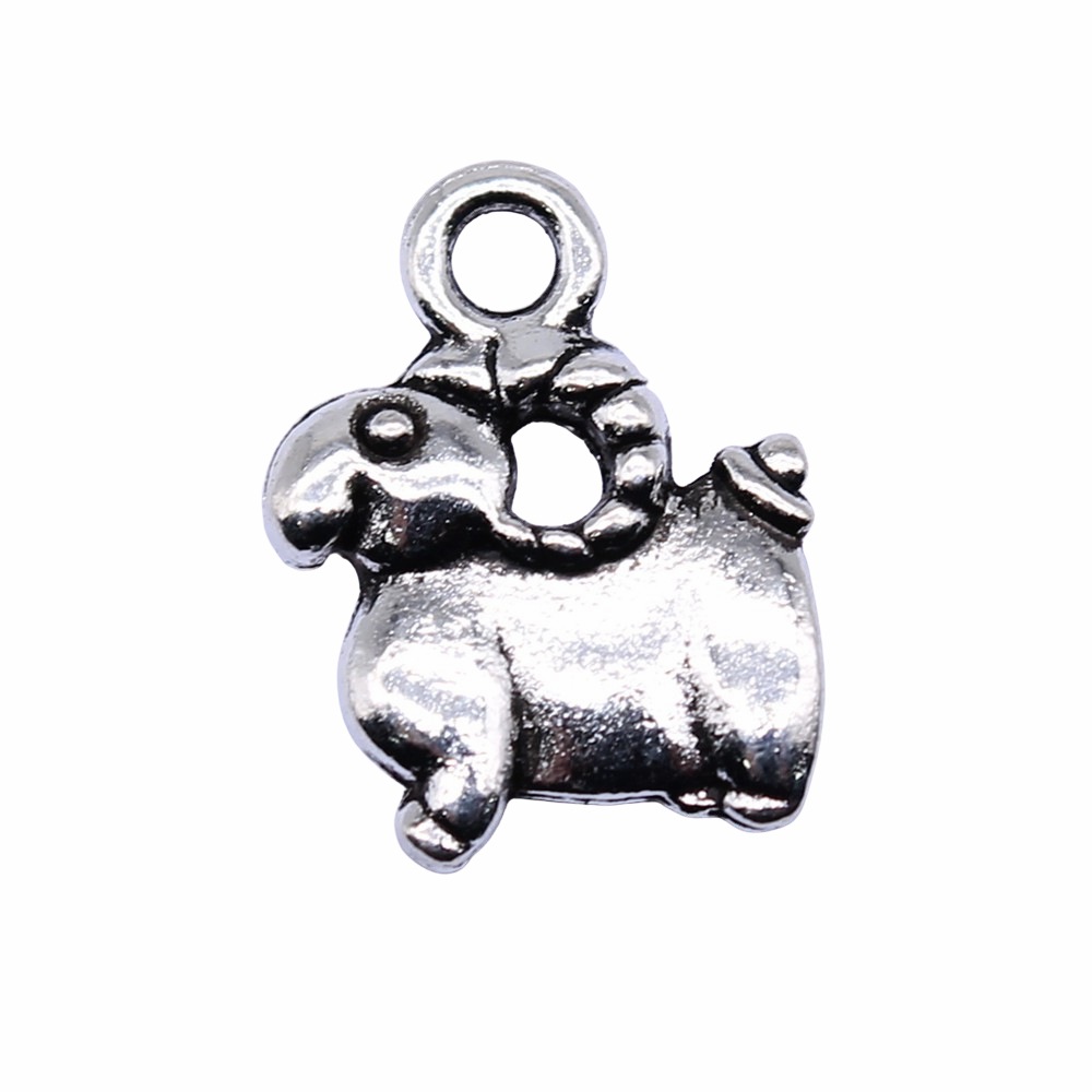 10pcs 11x14mm Antique Silver C - đánh giá và giá Vintage Fashion Theme