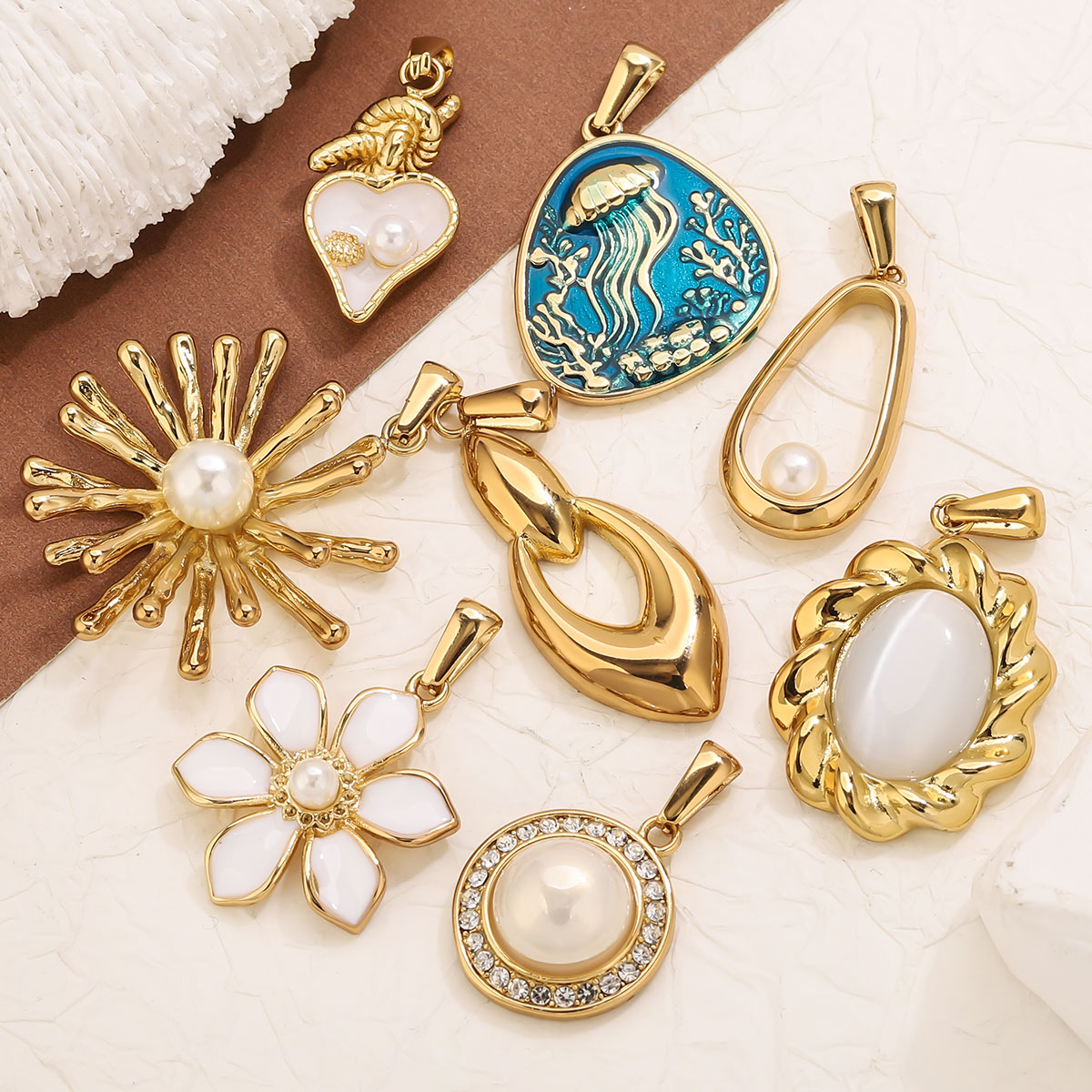 1Pcs 18K Gold Plated Stainless - đánh giá và giá Vintage Fashion Theme