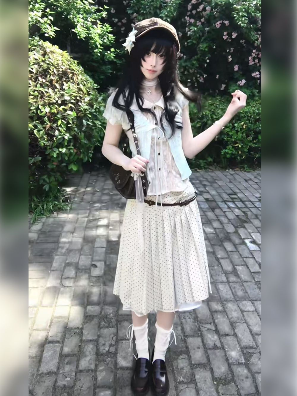 Japanese Vintage Sweet Coquett - đánh giá và giá Crop Cardigan Vintage
