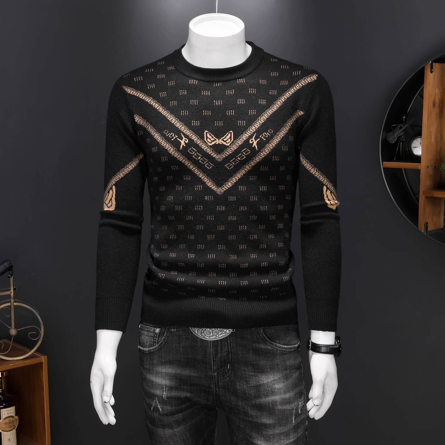 Vintage Fashion Sweater Men Wi - đánh giá và giá Vintage Fashion Shop