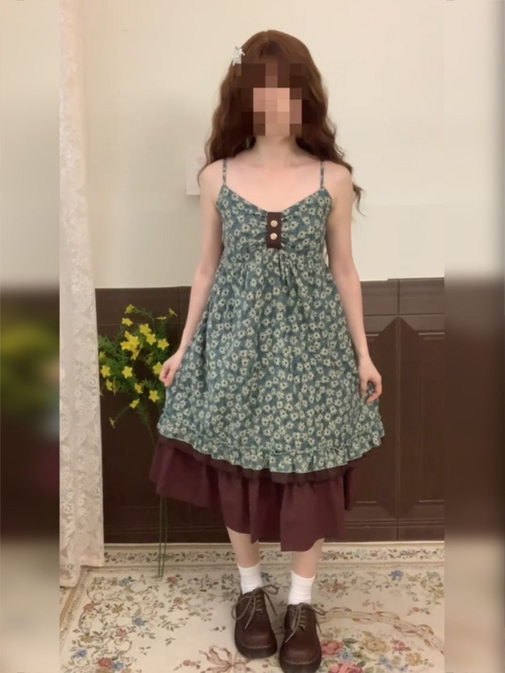 Vintage Sweet Camisole Dress S - đánh giá và giá Crop Cardigan Vintage