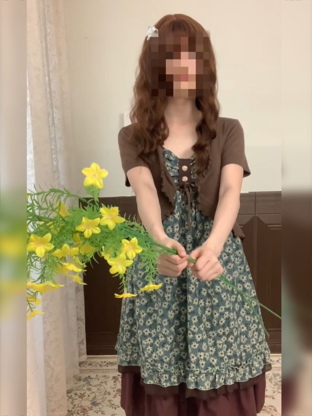 Vintage Sweet Camisole Dress S - đánh giá và giá Crop Cardigan Vintage