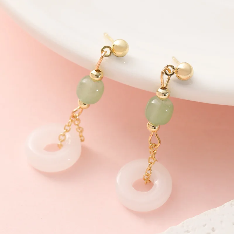 Natural Real Jade Ring Earring - đánh giá và giá Vintage Fashion Earrings