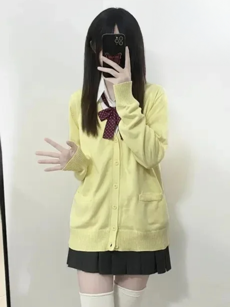 Japanese Vintage Long Sleeve W - đánh giá và giá Crop Cardigan Vintage