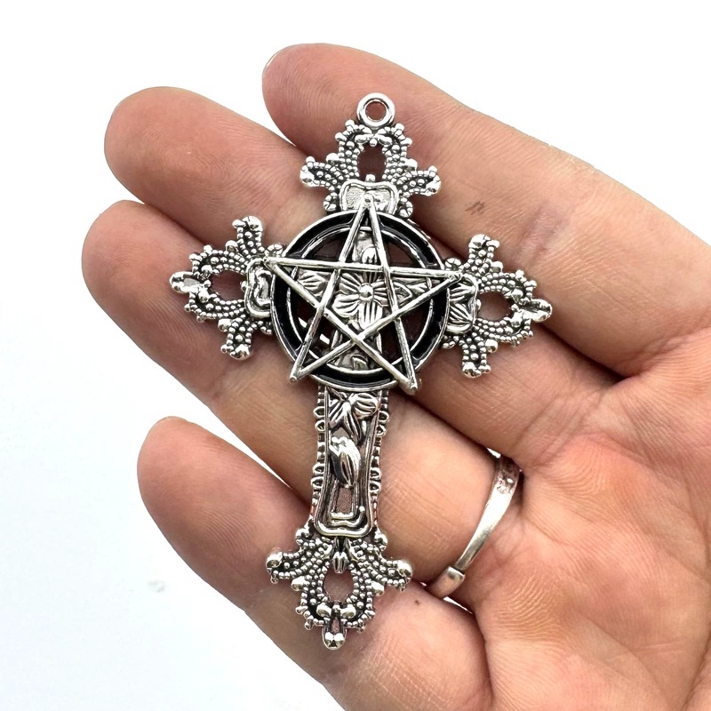 2pcs 30x15mm Gothic Big Cross  - đánh giá và giá Vintage Fashion Theme
