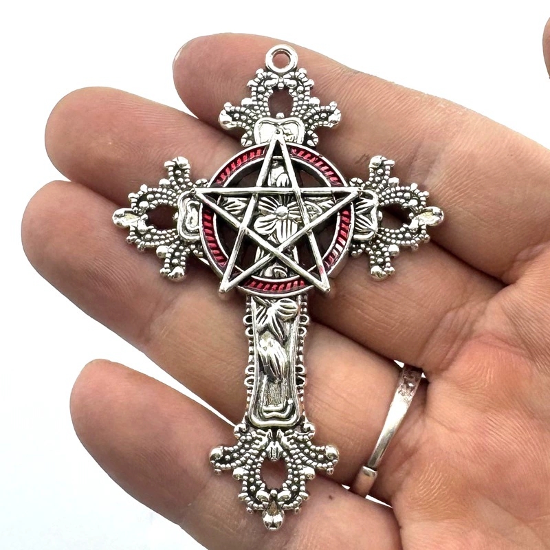 2pcs 30x15mm Gothic Big Cross  - đánh giá và giá Vintage Fashion Theme