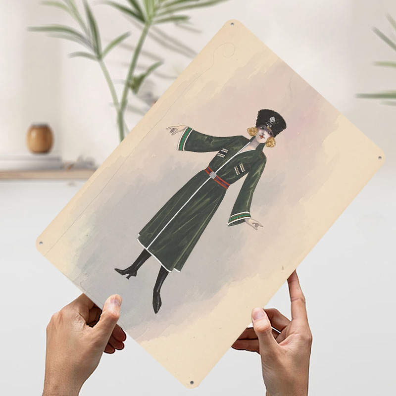 Art Deco Fashion Illustration  - đánh giá và giá Vintage Fashion Illustration