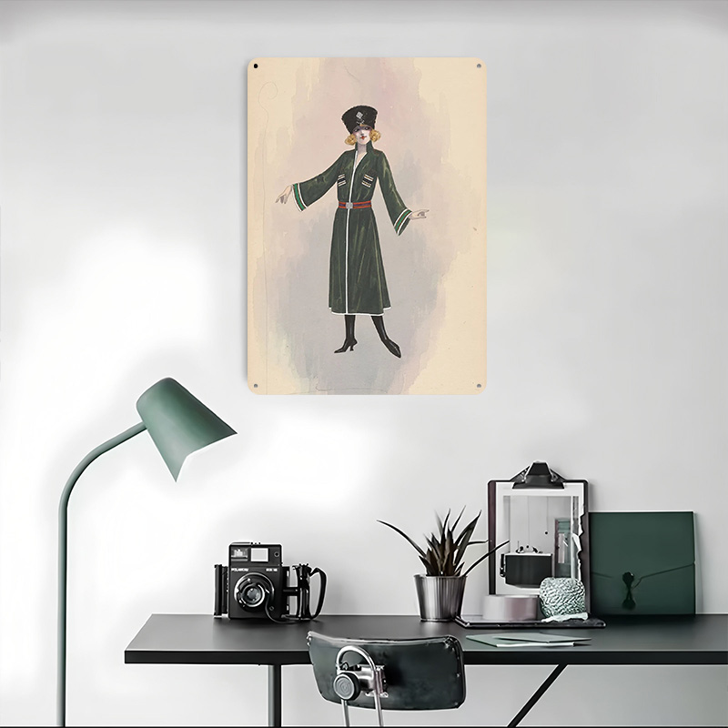 Art Deco Fashion Illustration  - đánh giá và giá Vintage Fashion Illustration