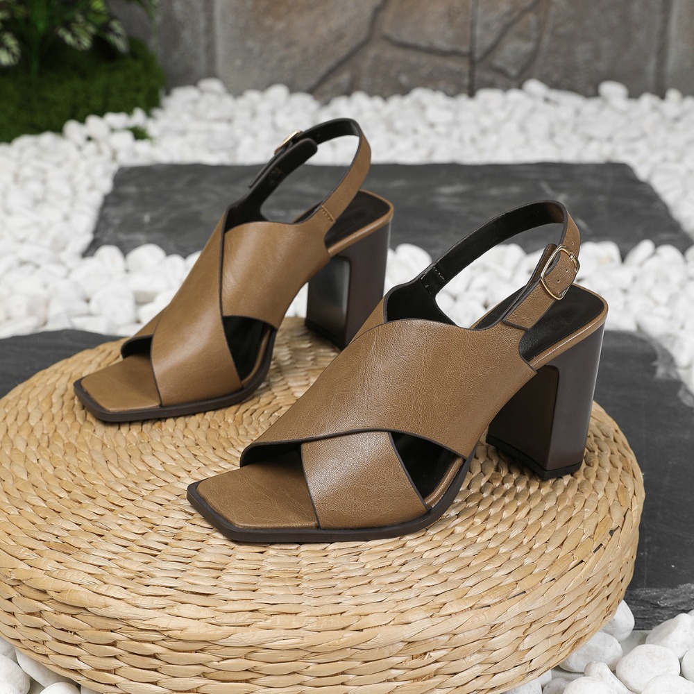 Women Sandals Vintage Square H - đánh giá và giá Vintage And Modern Fashion