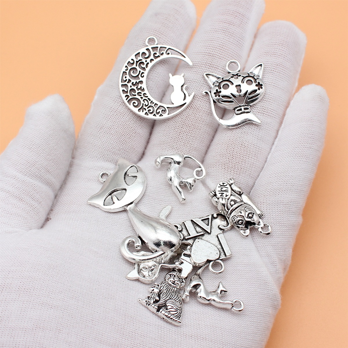 100Pcs/Bag 9 Styles Antique Si - đánh giá và giá Vintage Fashion Theme