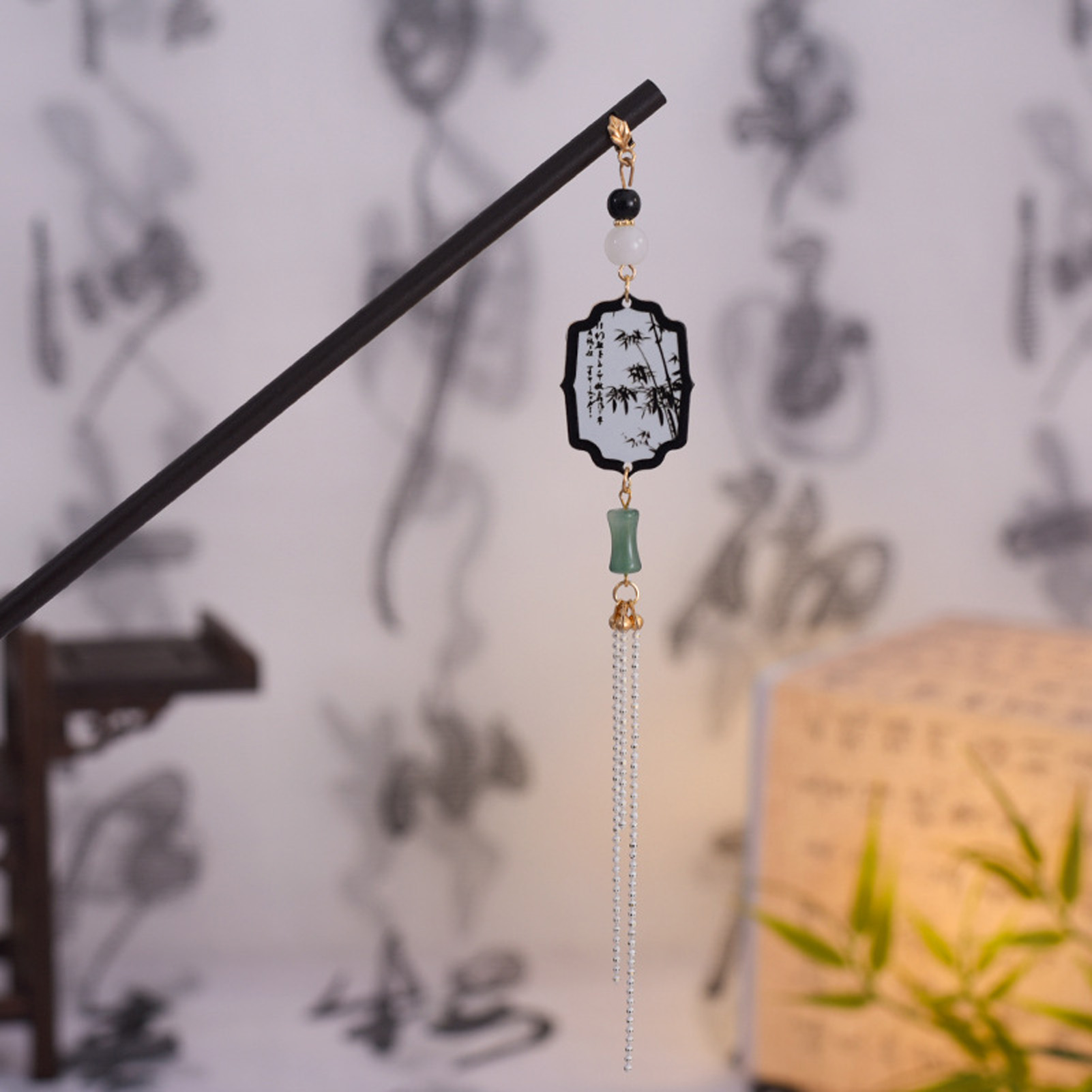 Vintage Wooden Hairpin For Wom - đánh giá và giá Vintage Fashion Shop
