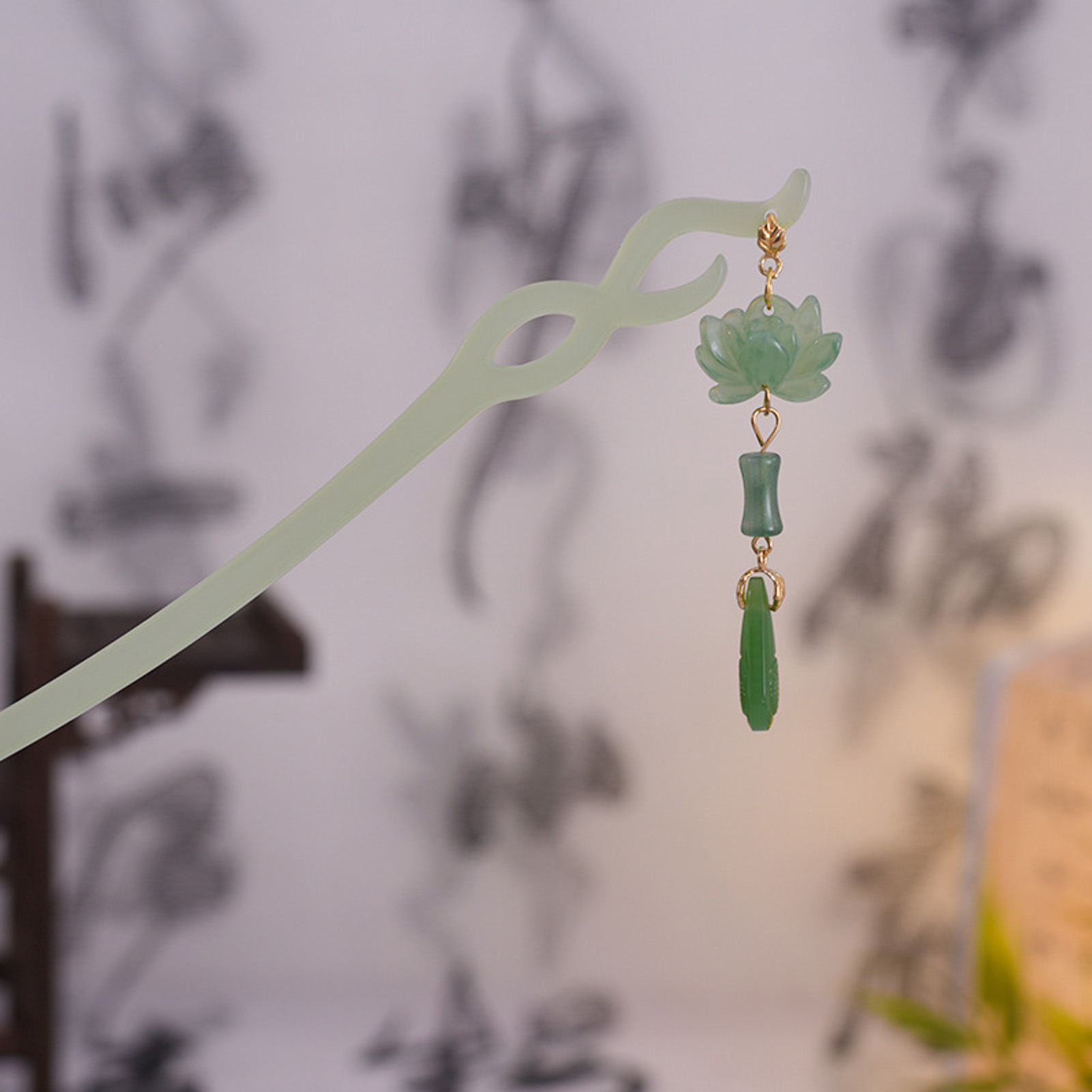 Vintage Wooden Hairpin For Wom - đánh giá và giá Vintage Fashion Shop