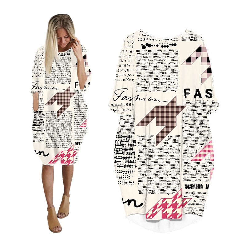 CLOOCL Báo Đầm 3D In Dạo Phố N - đánh giá và giá Vintage Fashion Newspaper
