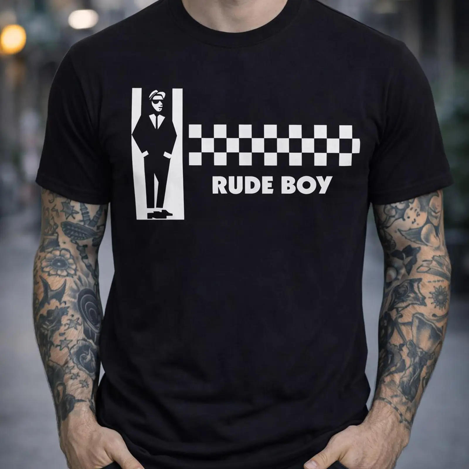Rude Boy 2Tone Ska T Shirt Cla - đánh giá và giá Vintage Fashion Revival