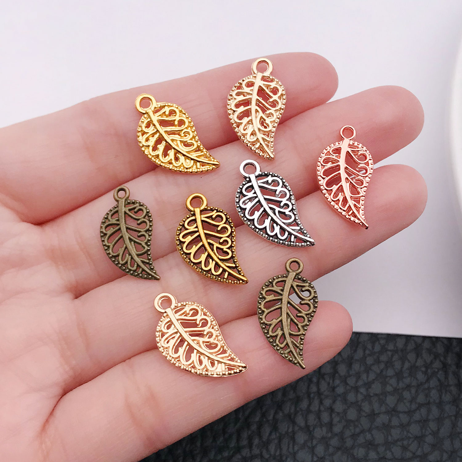 50/210 pcs Six-Color Leaf-Shap - đánh giá và giá Vintage Fashion Earrings
