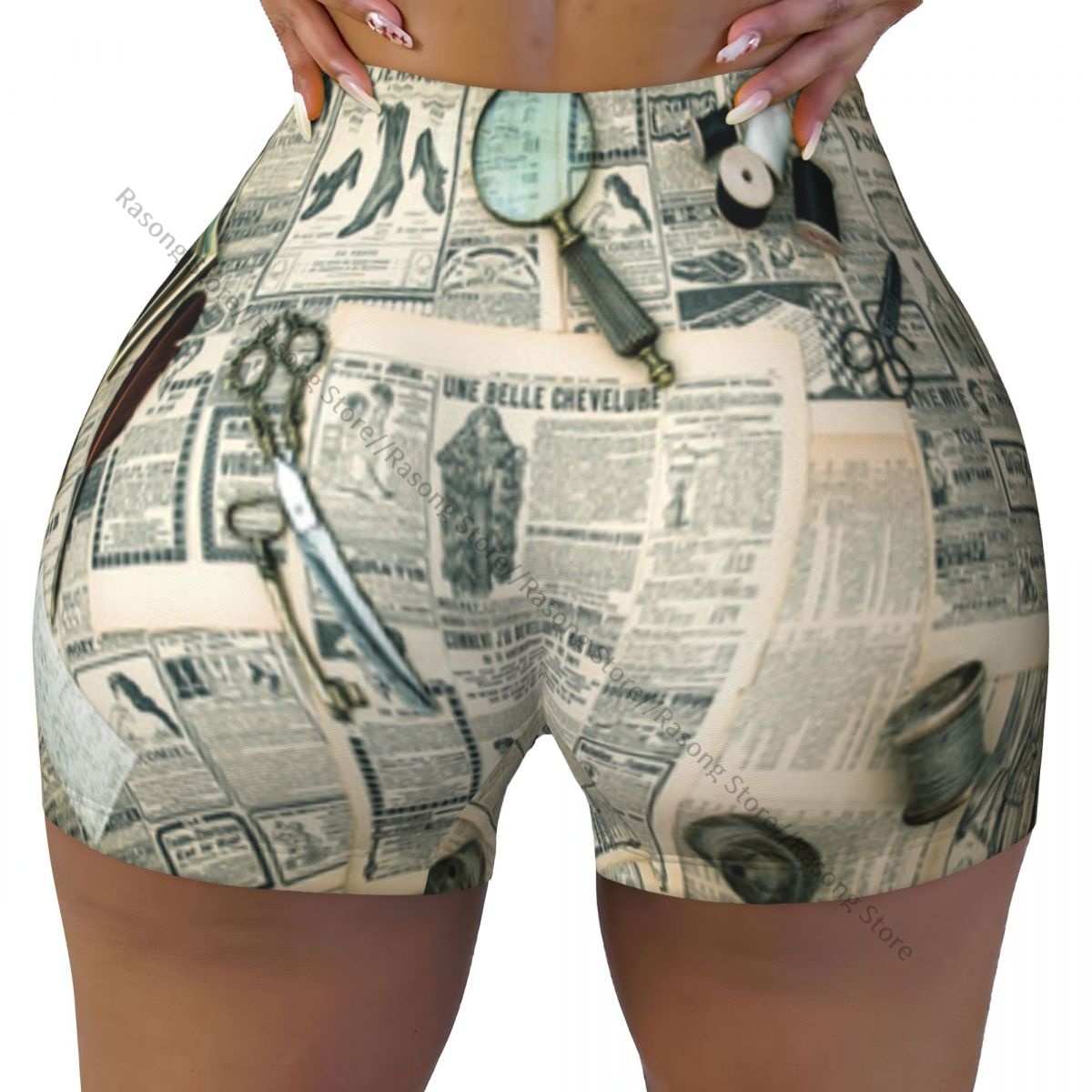 Women's Yoga Shorts Accessorie - đánh giá và giá Vintage Fashion Newspaper