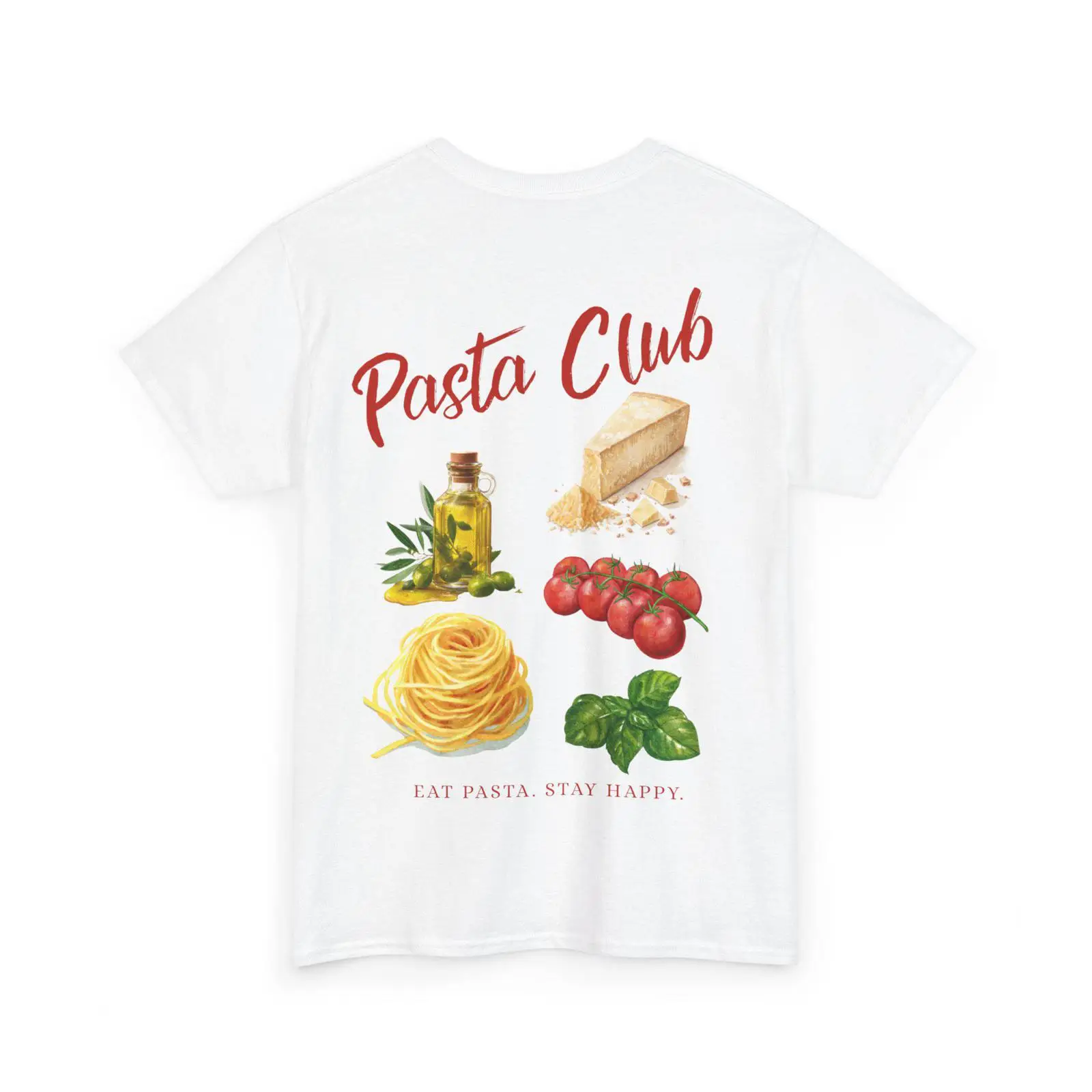 Pasta Club illustration T Shir - đánh giá và giá Vintage Fashion Illustration