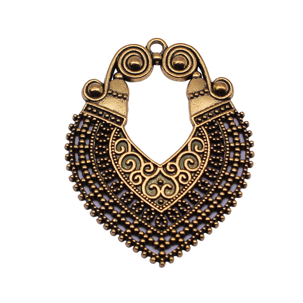 8pcs 48x37mm(1.89x1.46inch) 2  - đánh giá và giá Vintage Fashion Earrings