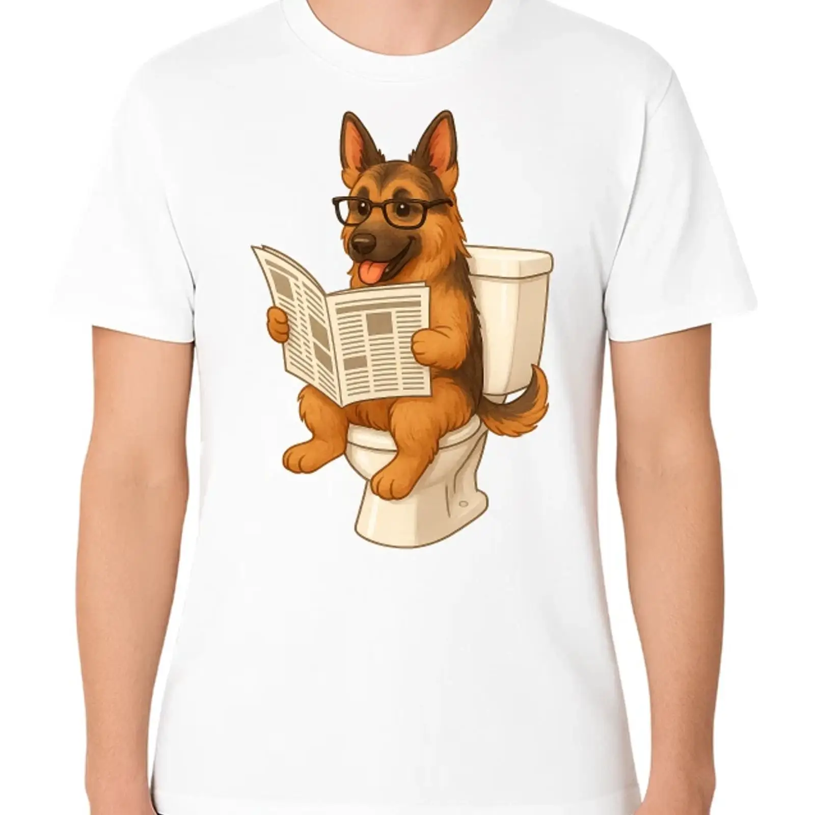 German Shepherd Dog Reading Ne - đánh giá và giá Vintage Fashion Newspaper